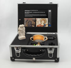 The Tuomi NFC Travelling museum is beautifully versatile and can be used in the classroom or at home.