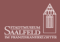 Logo Stadtmuseum Saalfeld im Franziskanerkloster